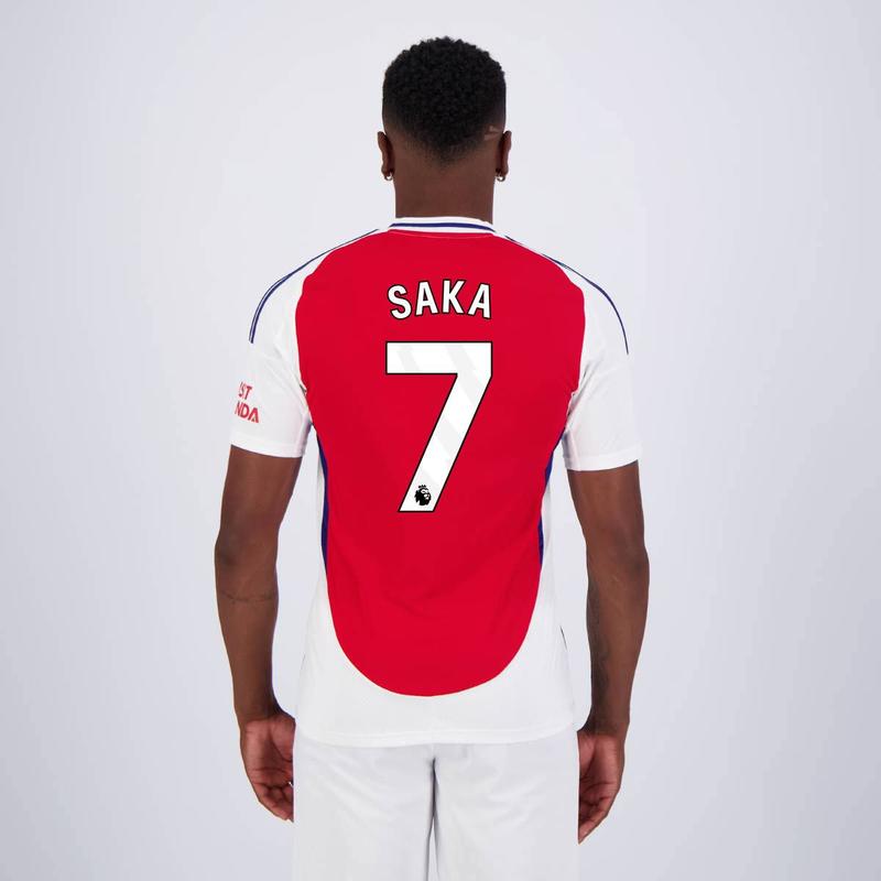 Camisa Adidas Arsenal Home 2025 7 Saka - Camisa de Time - Magazine
